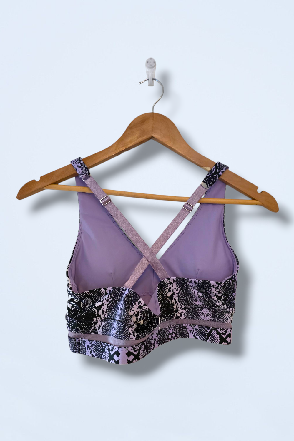 Ryderwear Size Small Animal Print Purple Black Gym Set