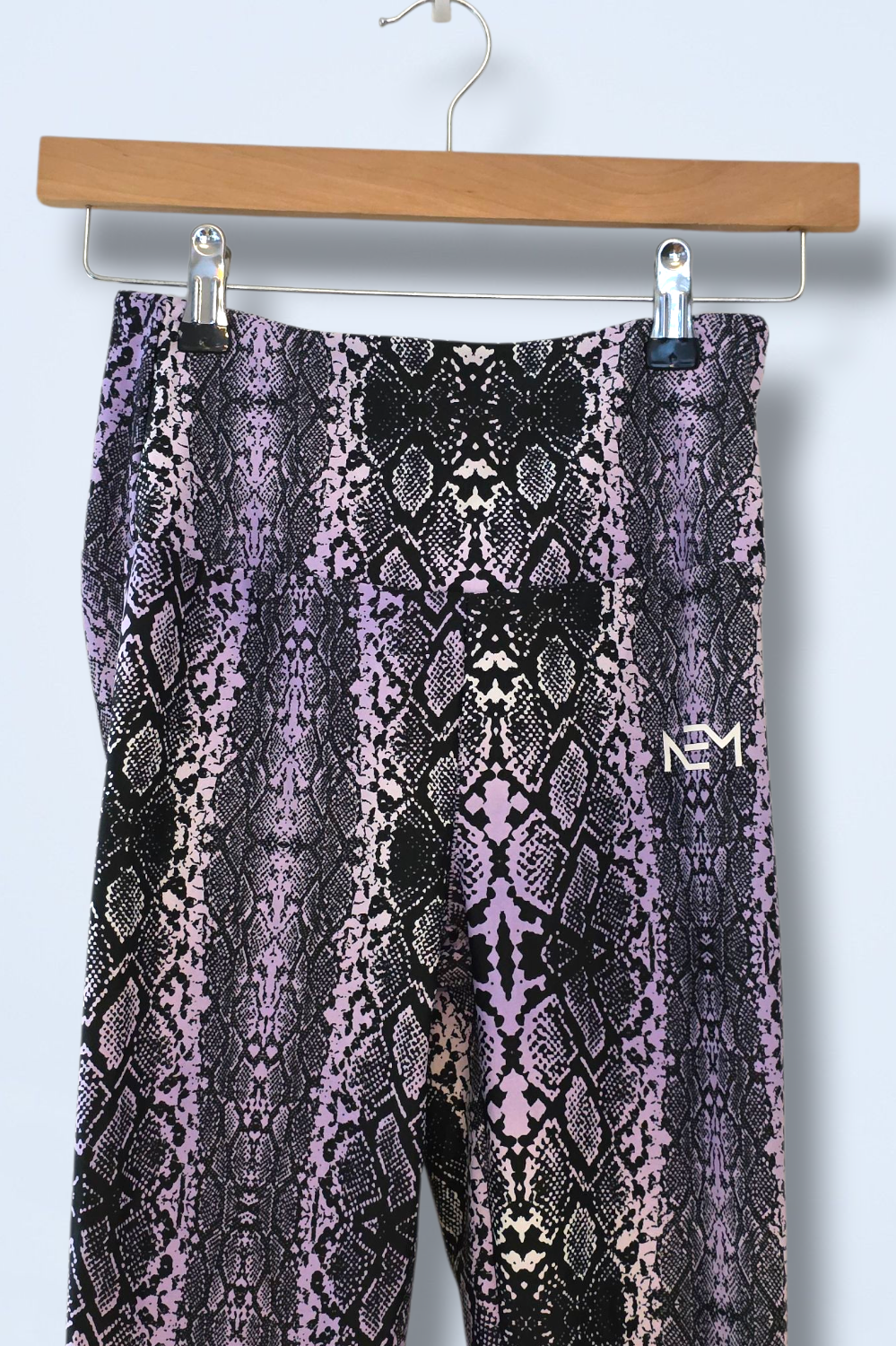 Ryderwear Size Small Animal Print Purple Black Gym Set