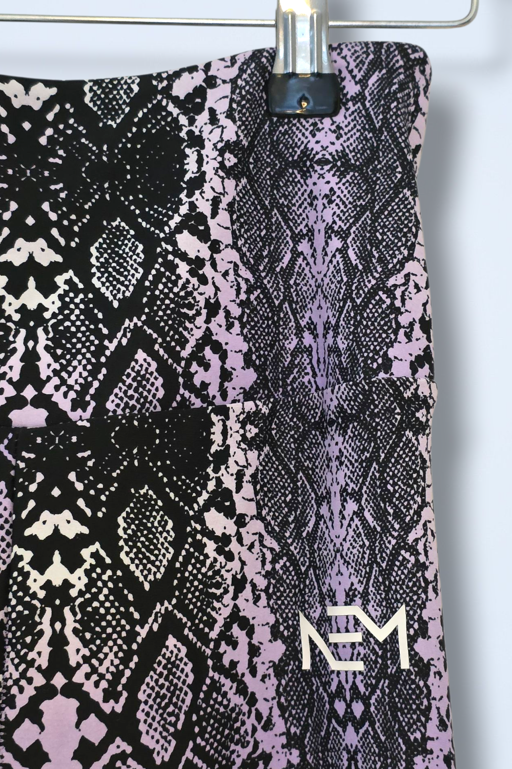 Ryderwear Size Small Animal Print Purple Black Gym Set