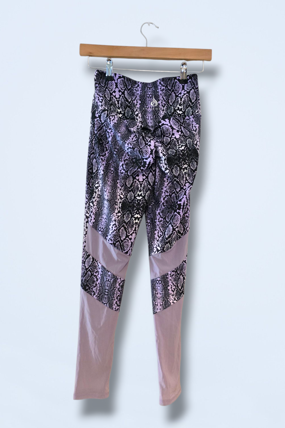 Ryderwear Size Small Animal Print Purple Black Gym Set