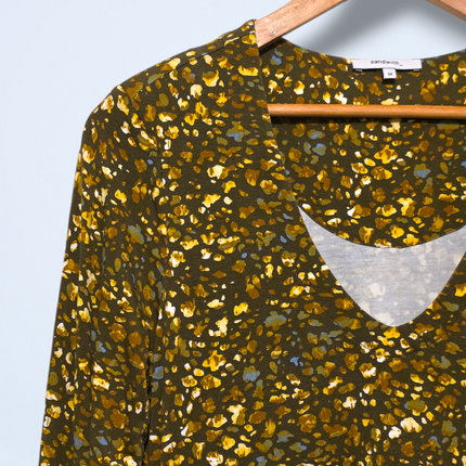 Sandwich – Size Medium – Multi-coloured Printed Dress – Autumn