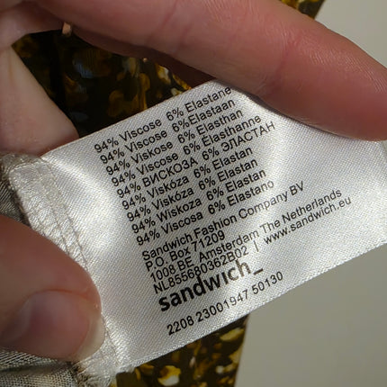 Sandwich – Size Medium – Multi-coloured Printed Dress – Autumn