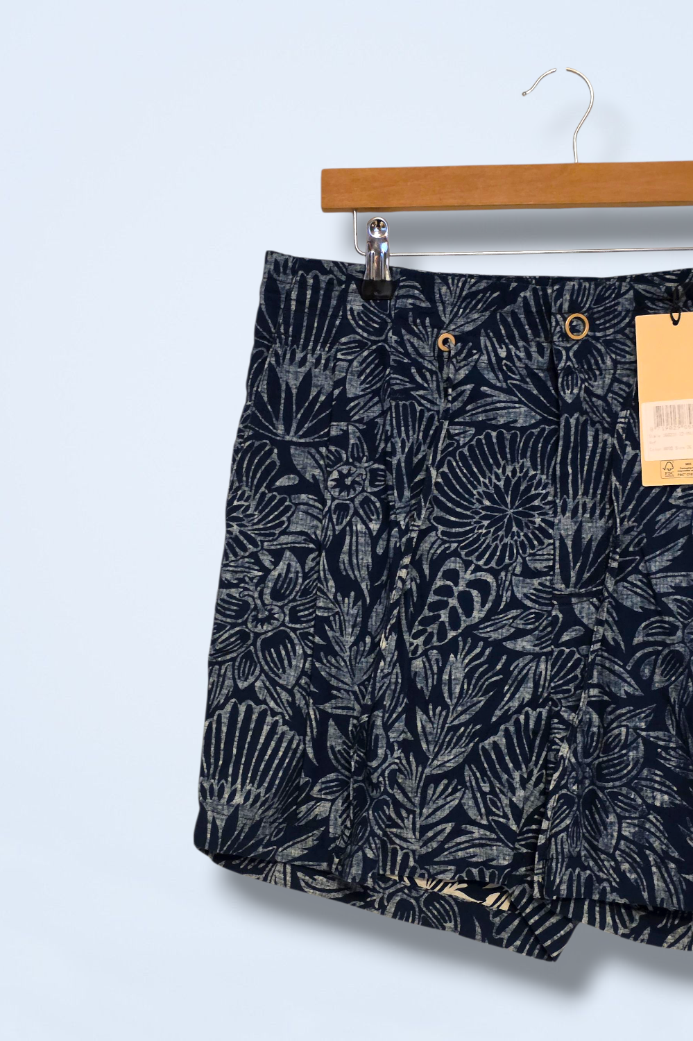 Scotch & Soda All Over Print Pleated Shorts Size UK 14