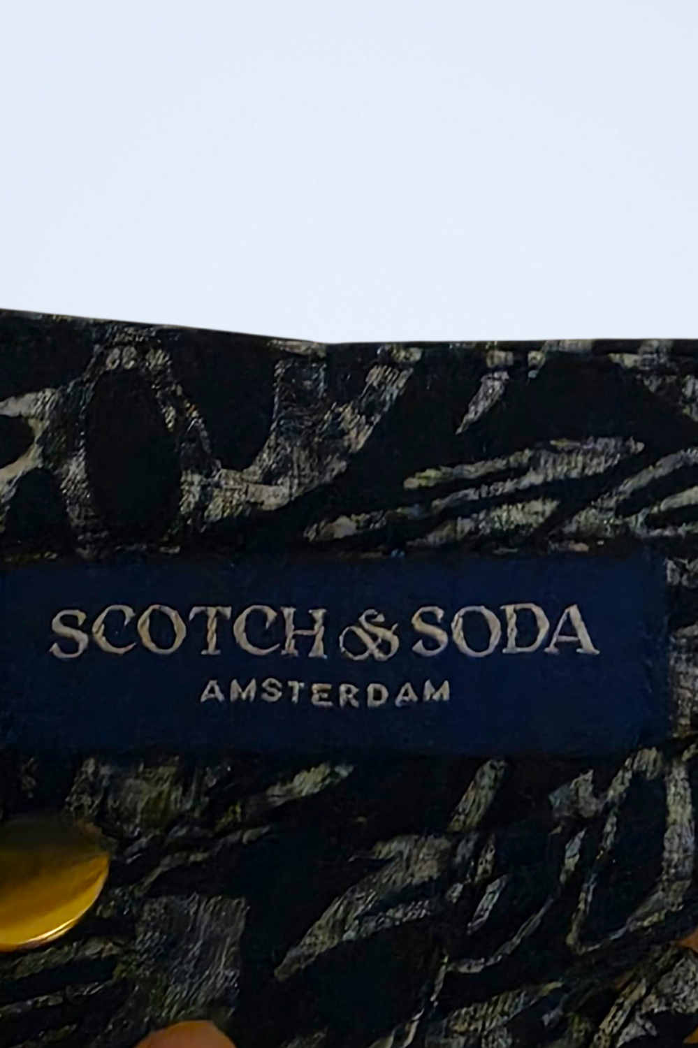 Scotch & Soda All Over Print Pleated Shorts Size UK 14