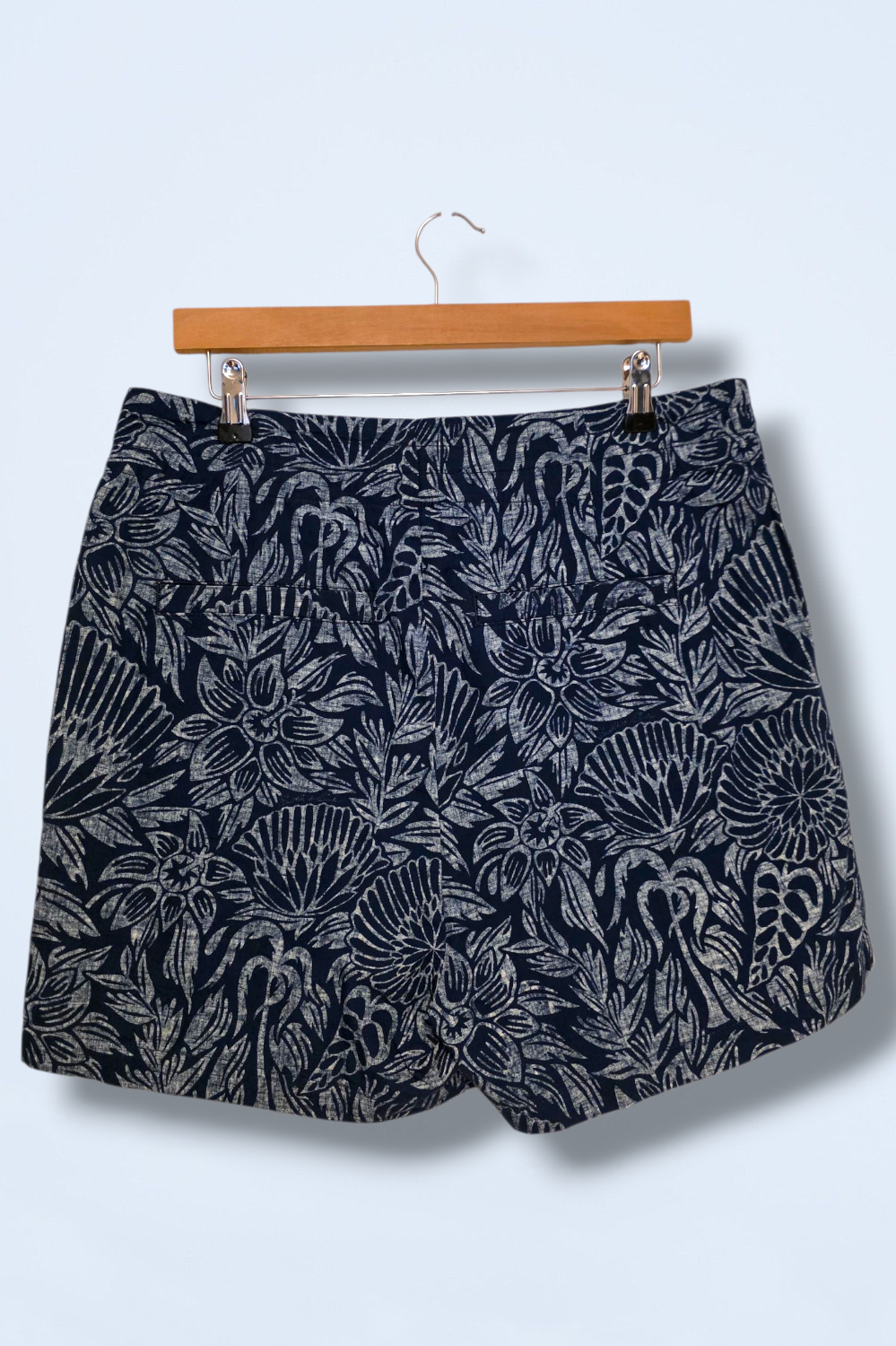Scotch & Soda All Over Print Pleated Shorts Size UK 14