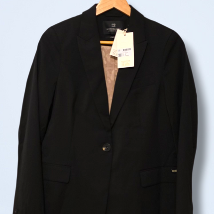 New Scotch & Soda Size Small Ladies Black Button Blazer