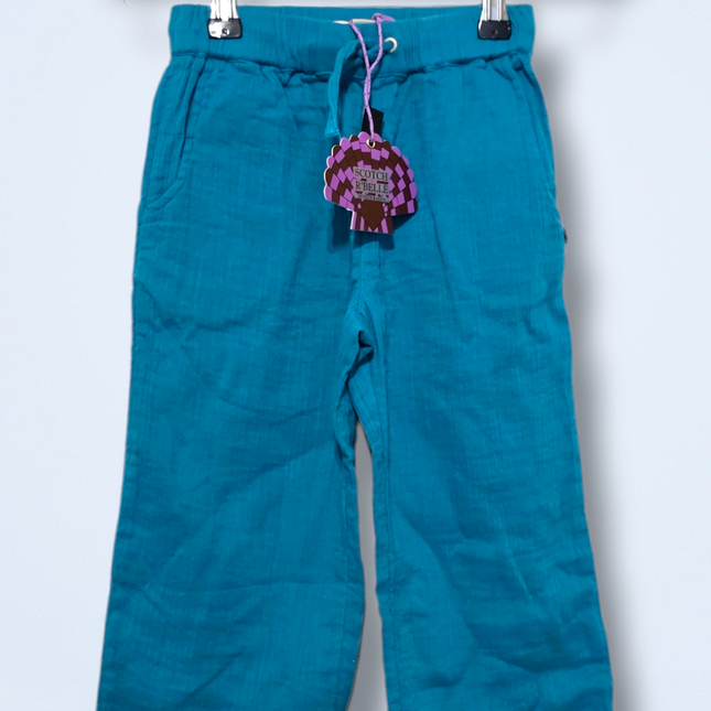 Scotch & Soda – Age 4 – NWT – Blue Organic Cotton Trousers