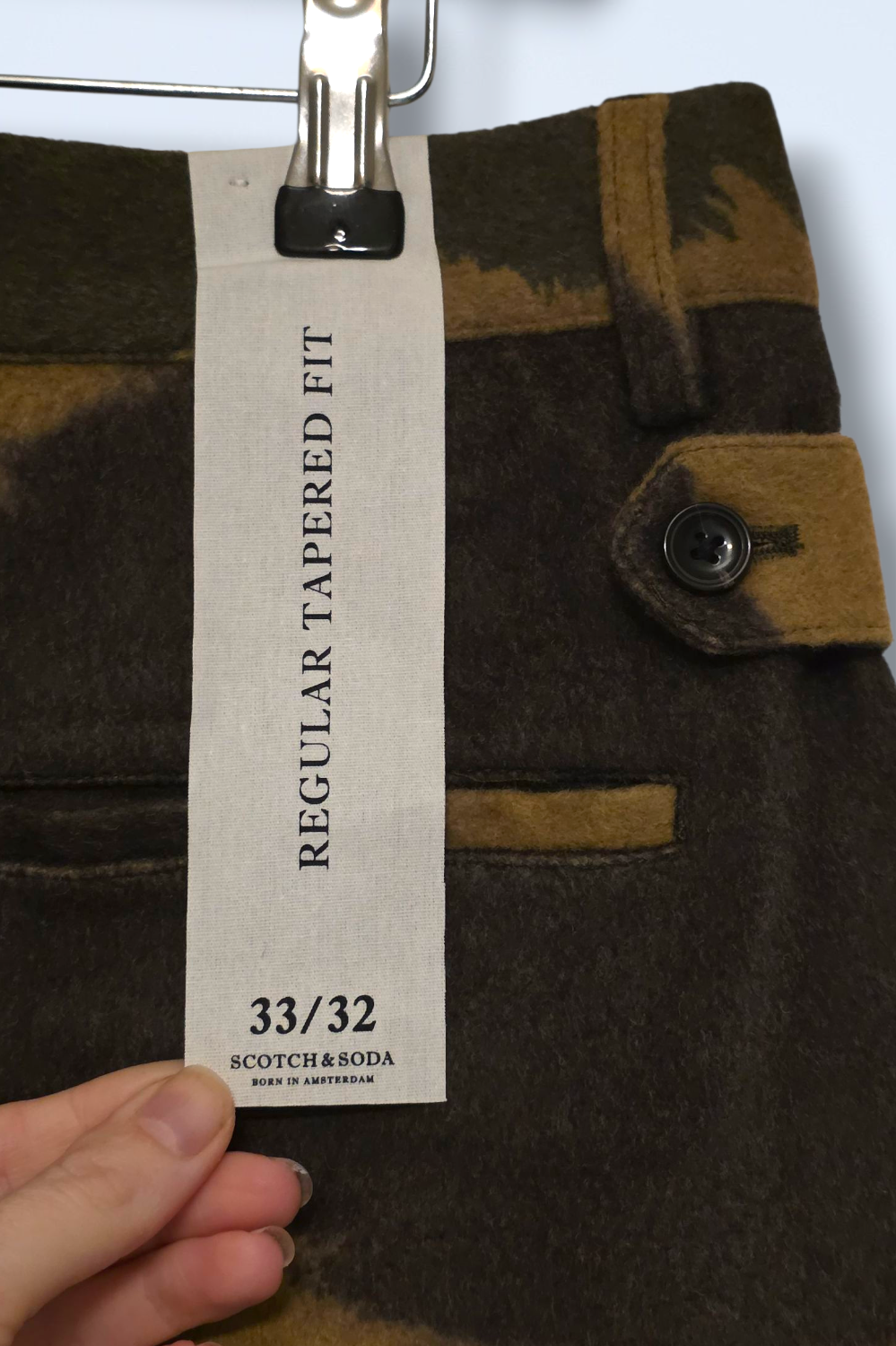 Scotch & Soda Camouflage Tapered Cargo Trouser New 32x32