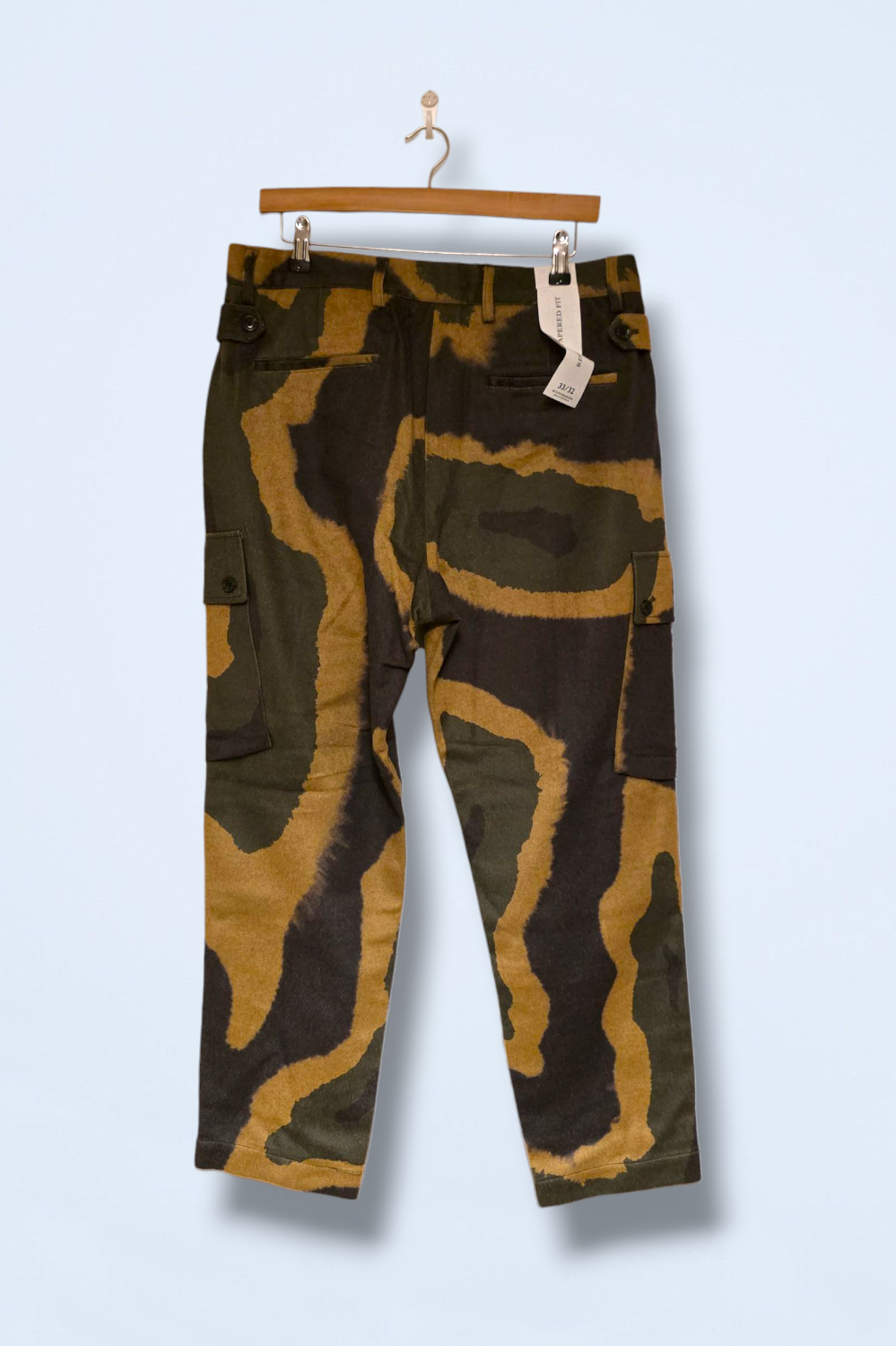 Scotch & Soda Camouflage Tapered Cargo Trouser New 32x32
