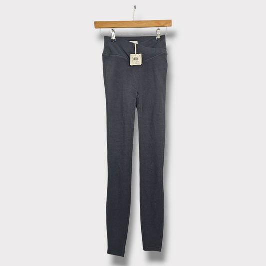 SELF by Next Blue Textured Leggings UK 6 – Twist Waistband – NWT RRP £22