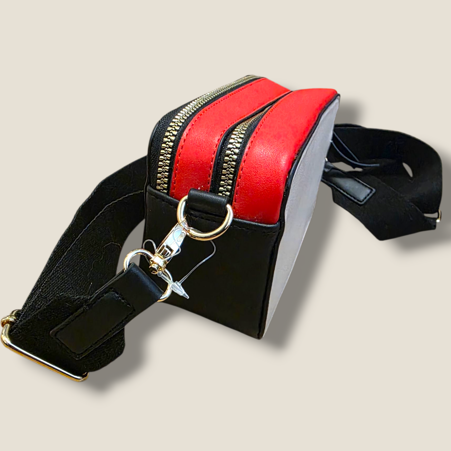 Small Block-coloured Zipped Shoulder Bag New Primark