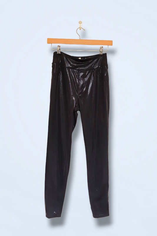 Halara Size Small High Waist Shiny Black Leggings New