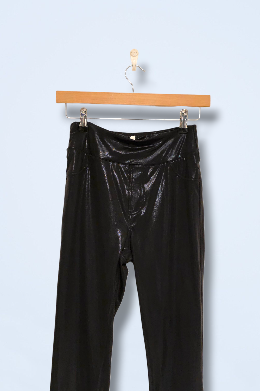 Halara Size Small High Waist Shiny Black Leggings New