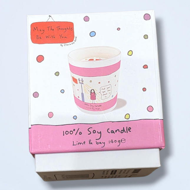 Boxed Gifting Soy Candle Gift Thoughts be with you