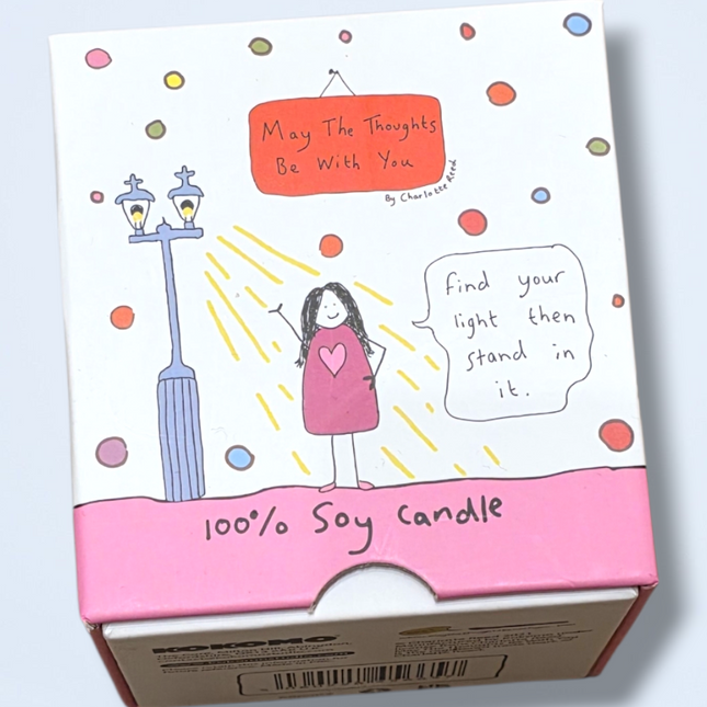 Boxed Gifting Soy Candle Gift Thoughts be with you