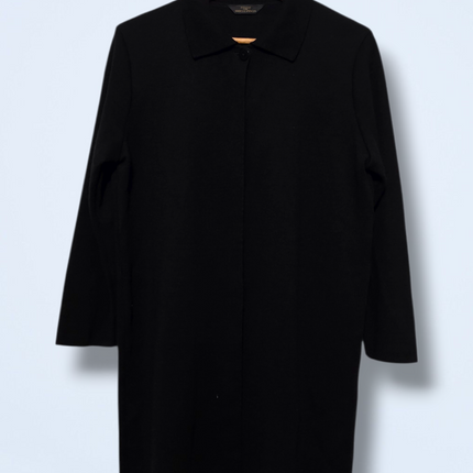 Black Wool St Michael’s Hidden Button Cardigan Size 16