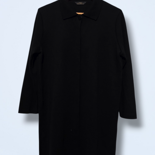 Black Wool St Michael’s Hidden Button Cardigan Size 16