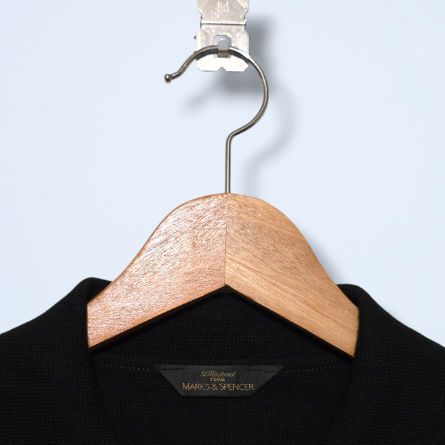 Black Wool St Michael’s Hidden Button Cardigan Size 16