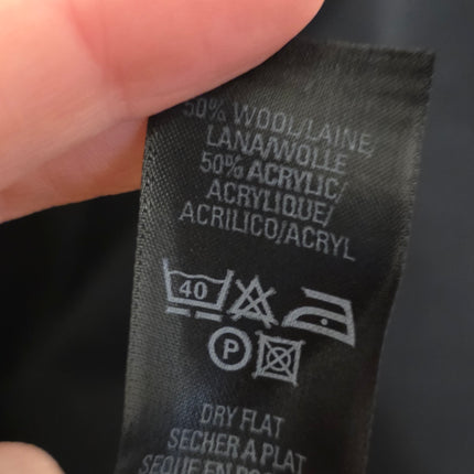 Black Wool St Michael’s Hidden Button Cardigan Size 16