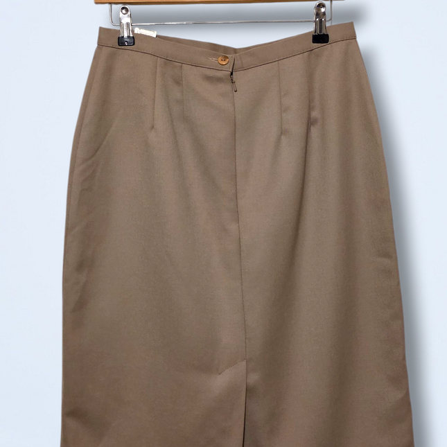 St Michael’s New with Tags Dark Calico New Wool Skirt Size 14