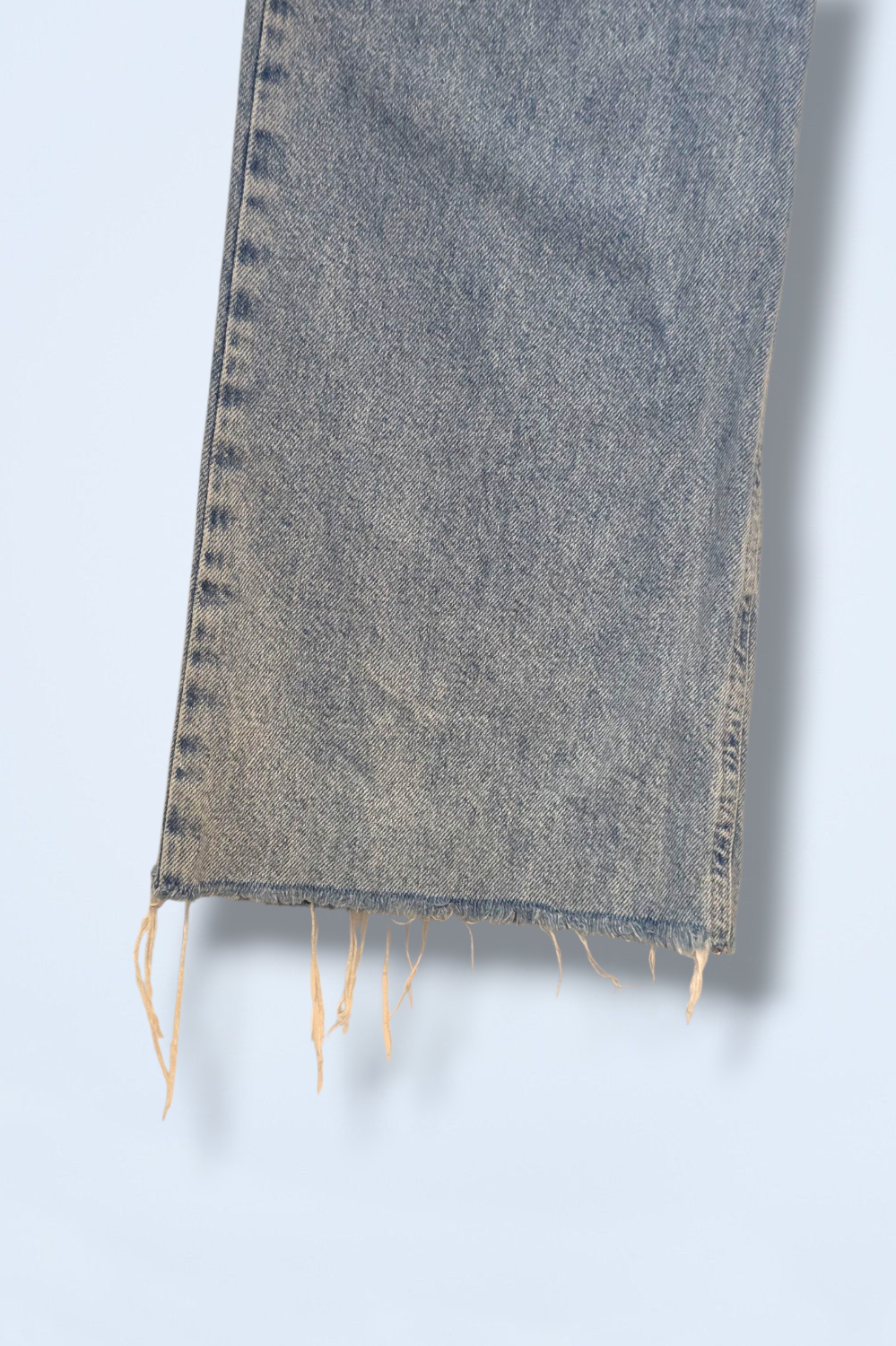 Blue High Waist Straight Leg Stradivarius Jeans UK 8