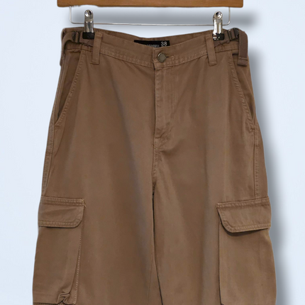 Brown Straight Leg Size UK 10 Stradivarius Cargo Trousers