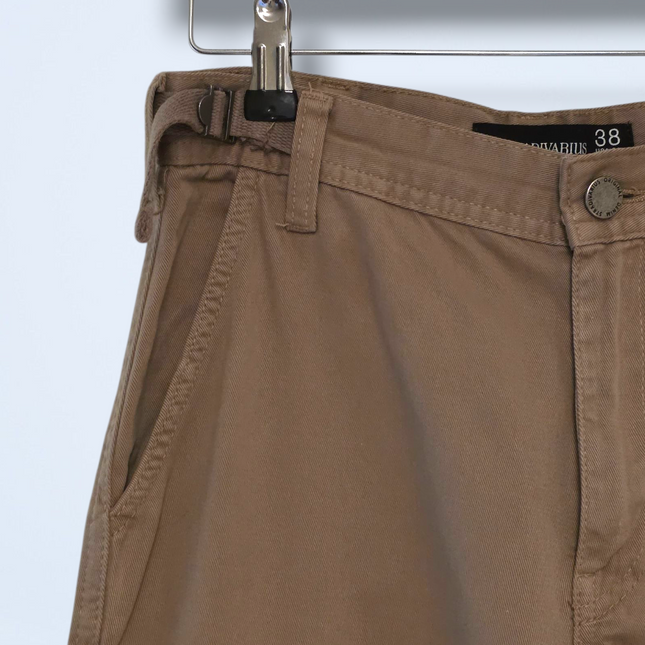 Brown Straight Leg Size UK 10 Stradivarius Cargo Trousers