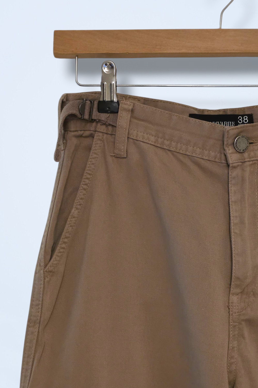 Brown Straight Leg Size UK 10 Stradivarius Cargo Trousers