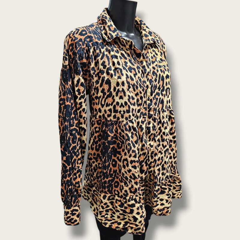 Topshop, Size 14 Leopard Print Blouse/Shirt