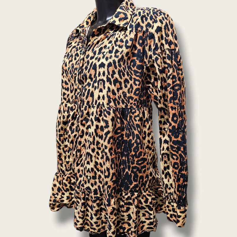 Topshop, Size 14 Leopard Print Blouse/Shirt