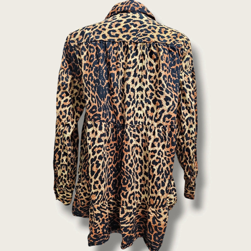 Topshop, Size 14 Leopard Print Blouse/Shirt