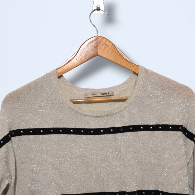 Trend by Captain Tortue – Size T1 (8-10) – Striped Sweater