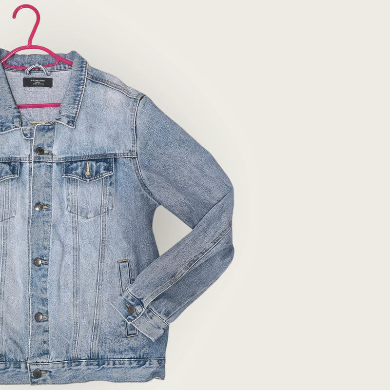 Unisex Primark Size Large | Buttoned Denim Jacket