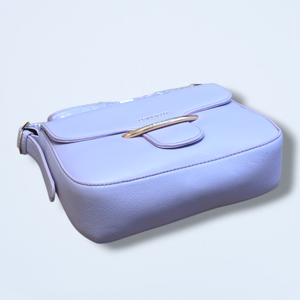 Lilac Untrue Vegan Leather Handbag Zip-up New