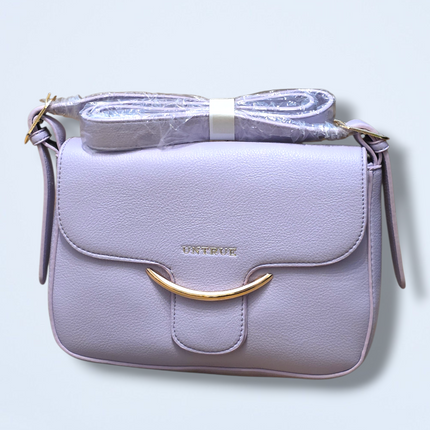 Lilac Untrue Vegan Leather Handbag Zip-up New