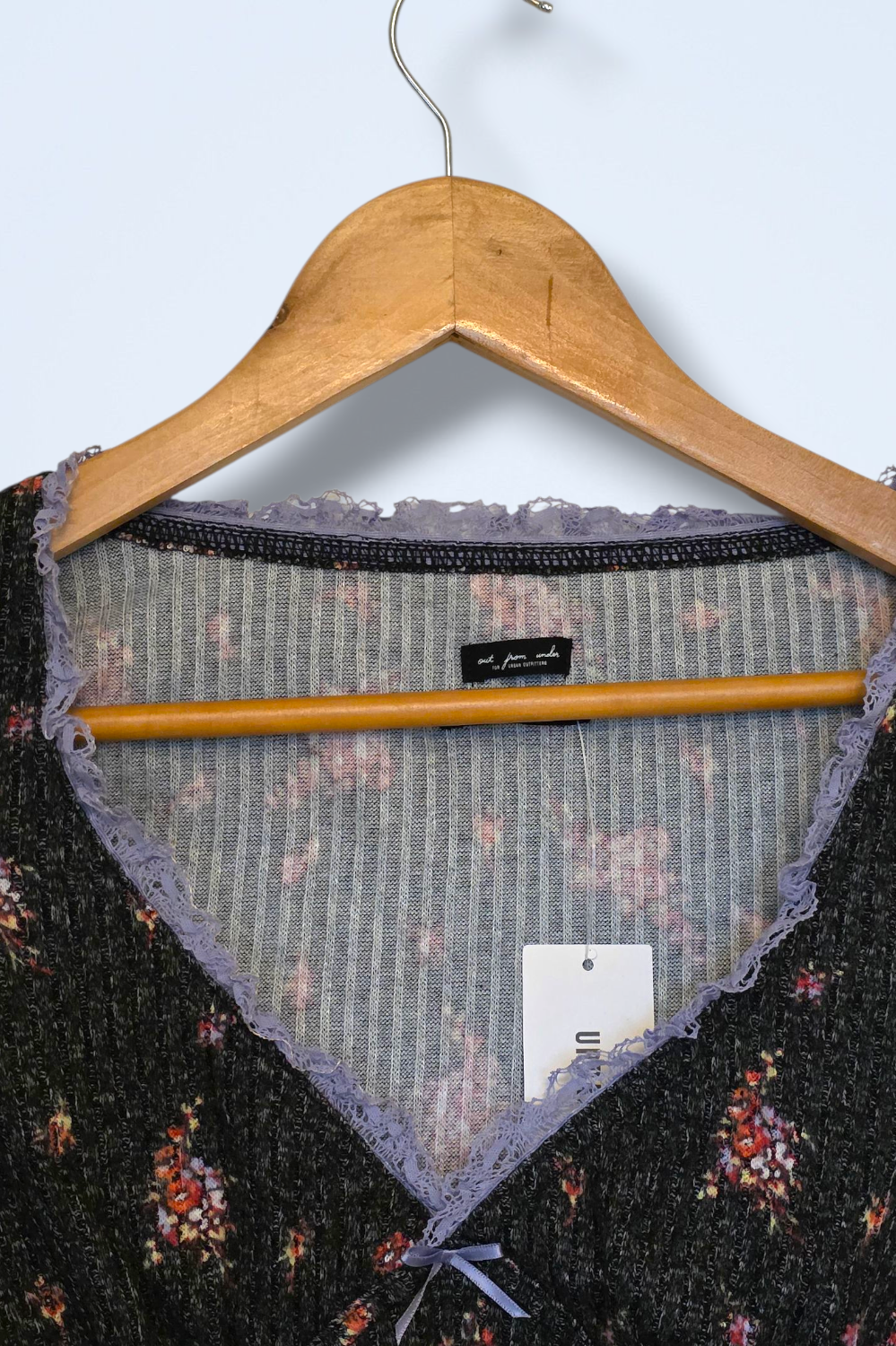 Urban Outfitters Floral Print Cropped Top New Size Medium