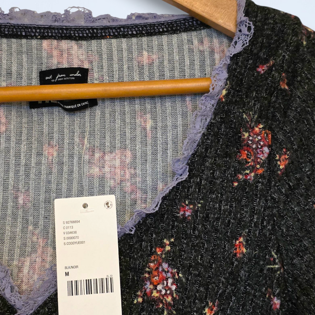 Urban Outfitters Floral Print Cropped Top New Size Medium