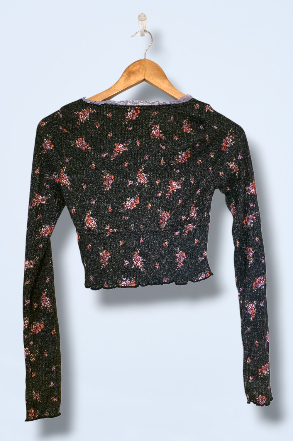 Urban Outfitters Floral Print Cropped Top New Size Medium