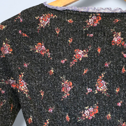 Urban Outfitters Floral Print Cropped Top New Size Medium