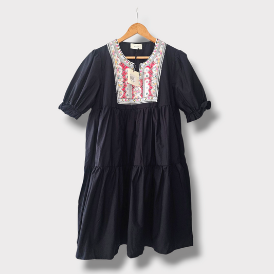 ViCOLO Black Oversized Cotton Dress – Size M – BNWT – RRP £179