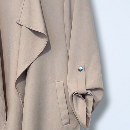 Wallis Petite UK 10 Beige Rolled Sleeve Jacket