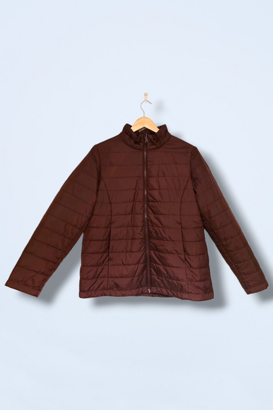 Weatherproof Size Large Burgundy Quilted Coat