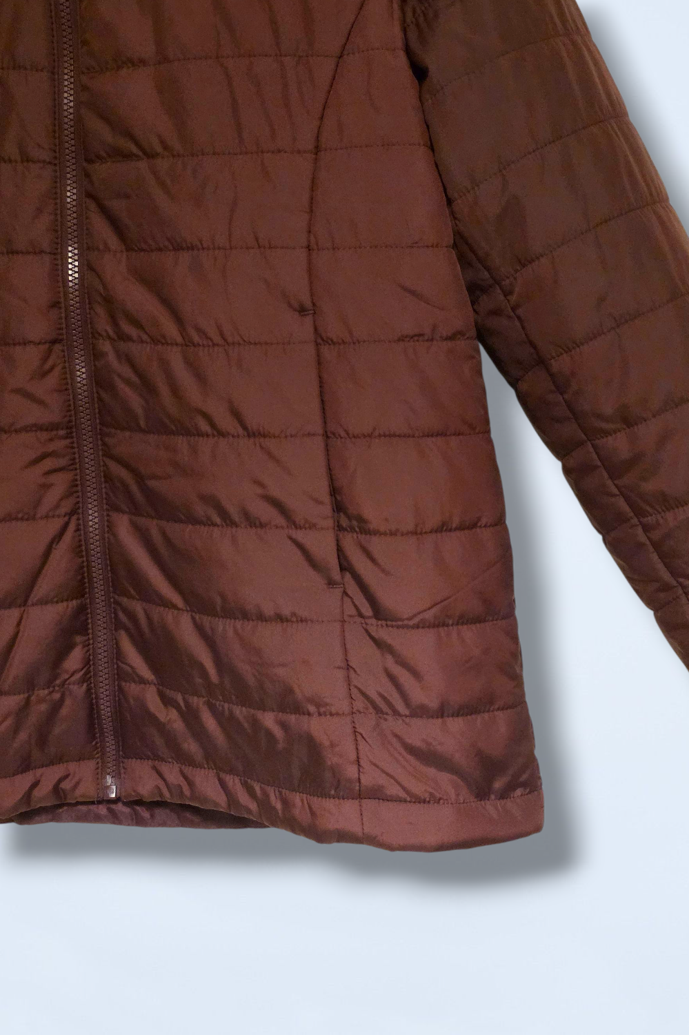 Weatherproof Size Large Burgundy Quilted Coat