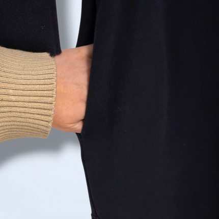 Whistles Size 10 Navy ¾ Sleeved Jumper Dress