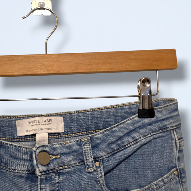 White Company White Label Brompton Boyfriend Fit Jeans UK 10