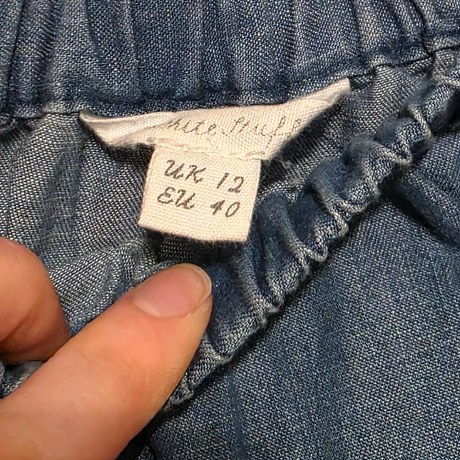 White Stuff – Size UK 12 – Off the Shoulder Denim Dress