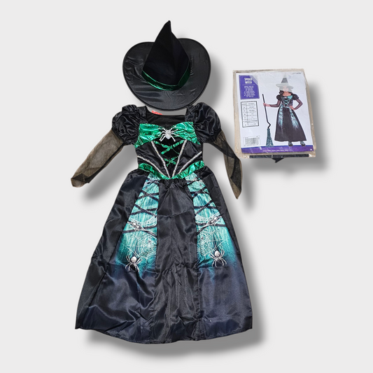 Spider Witch Costume – Age 4-6 – New with Tags - Polyester