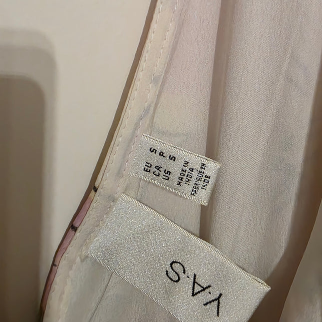 Y.A.S Floral Tiered V-Neck Midi Summer Dress Size Small