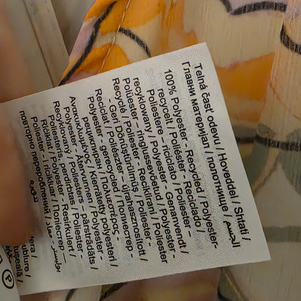 Y.A.S Floral Tiered V-Neck Midi Summer Dress Size Small