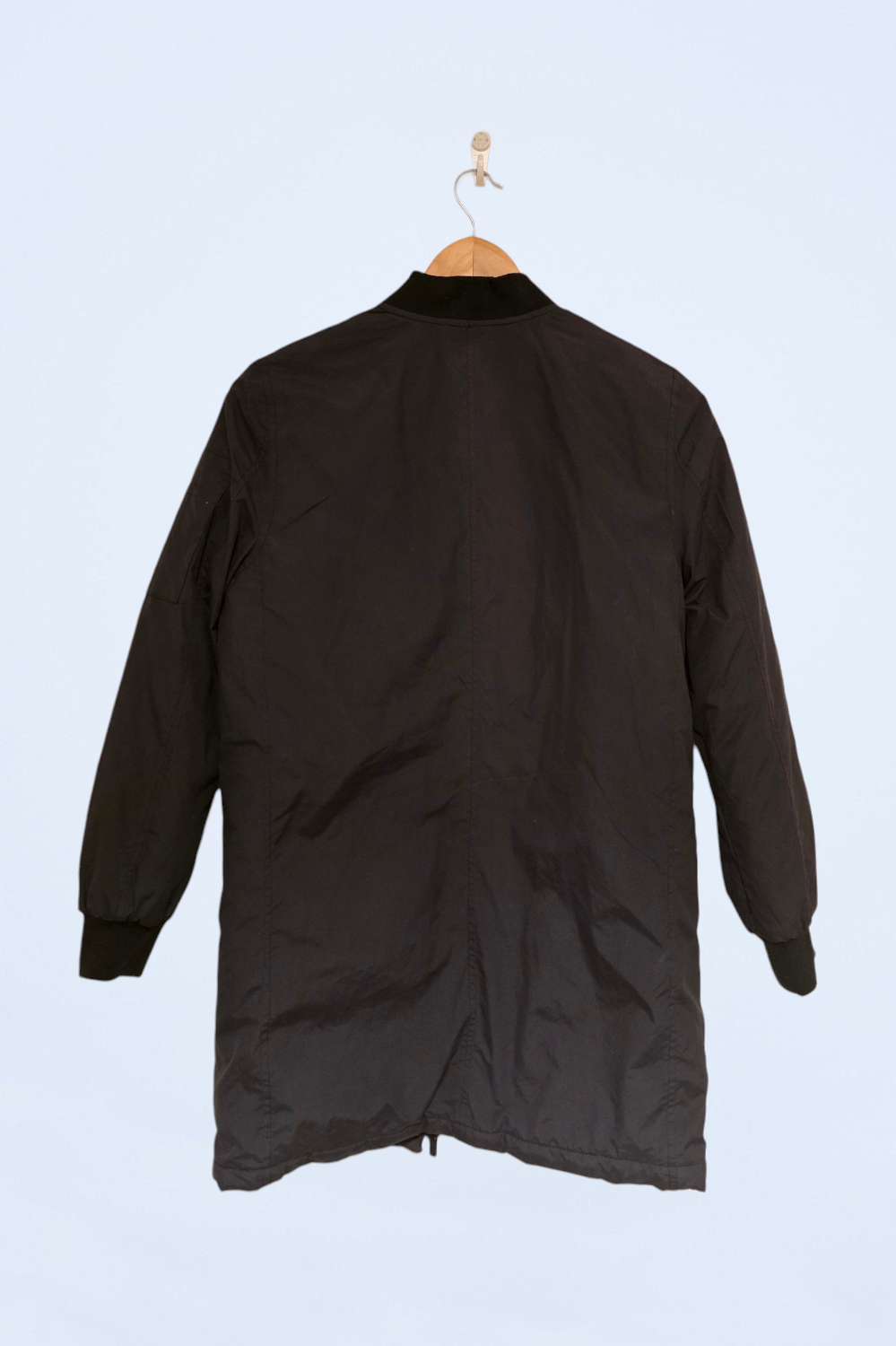 Zara Black Boys Zip-up Coat with Pockets Age 11/12